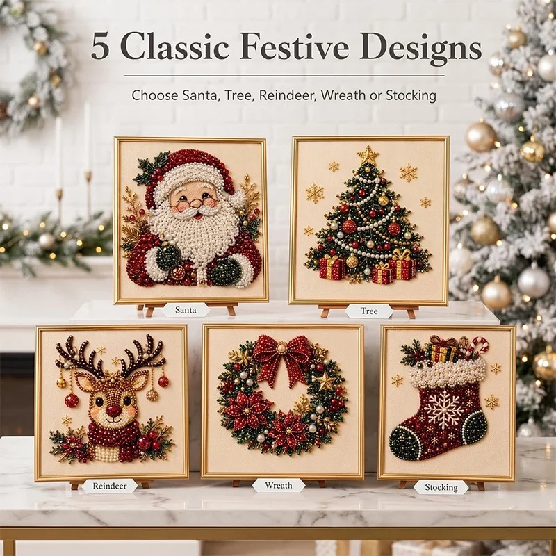 Christmas Pearl Diamond Painti - Resin Art Wallpaper recension och pris