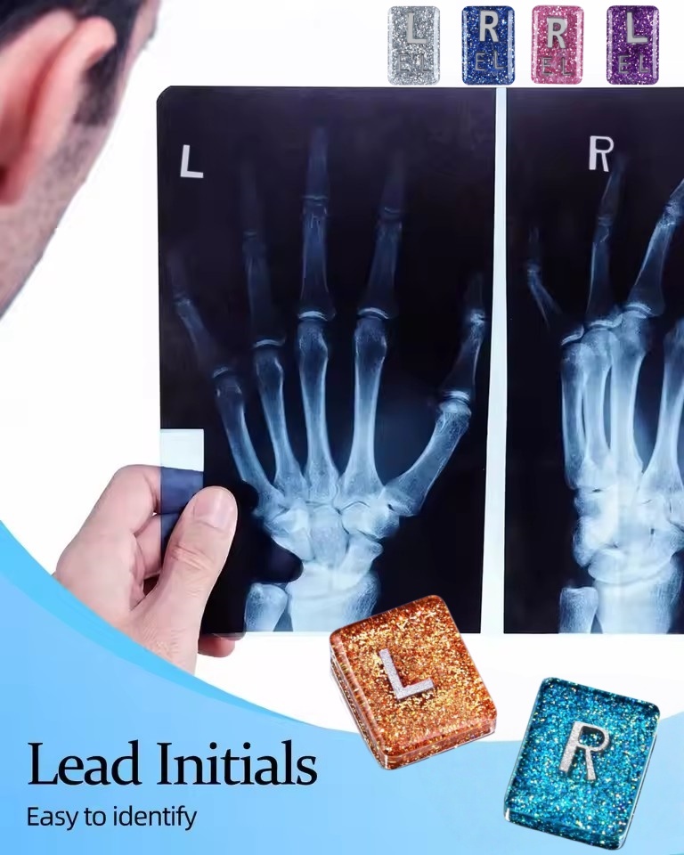 X-Ray Markers Glitter Resin L  - Resin Art Alphabet recension och pris