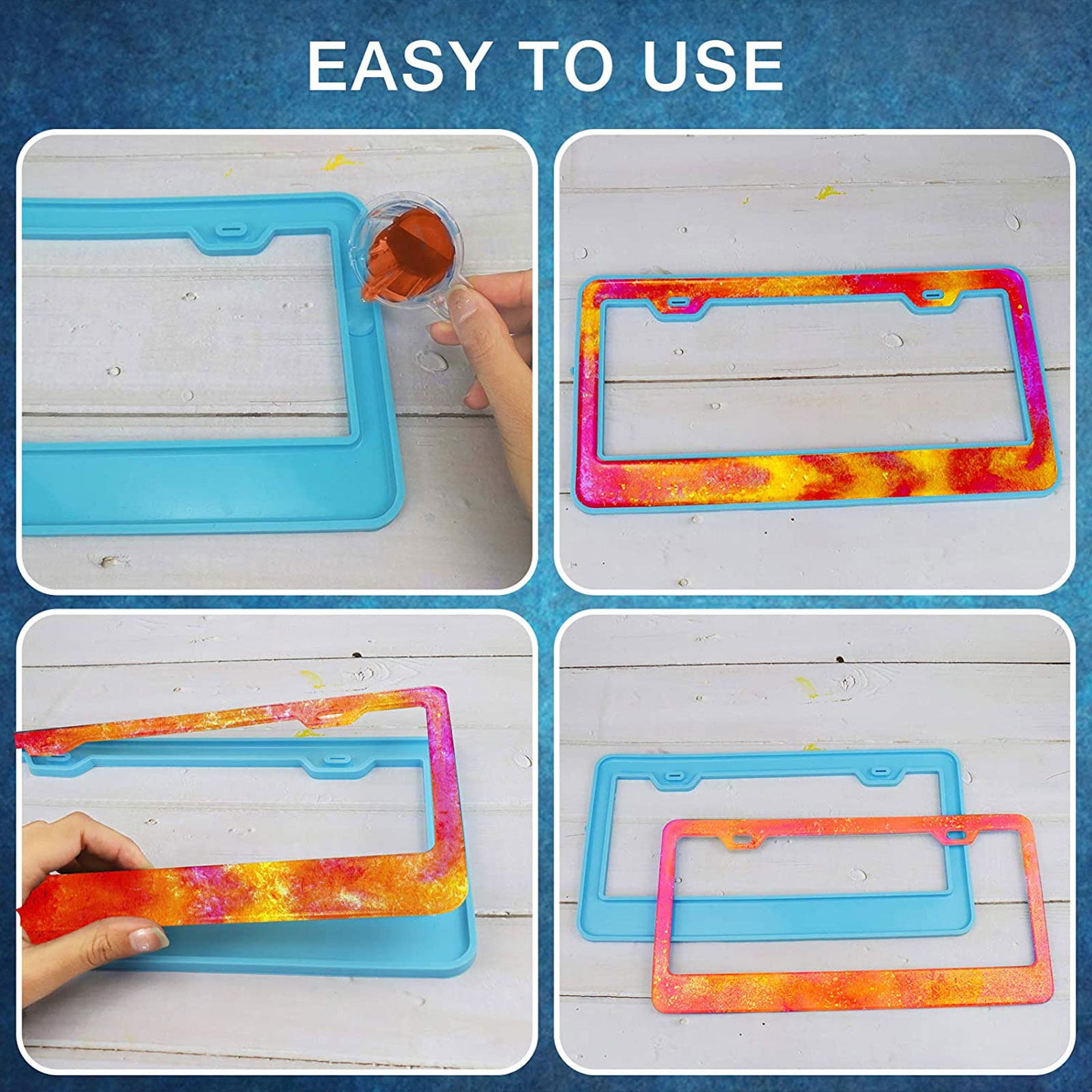 Silicone License Frame Molds D - Release Spray Silicone recension och pris